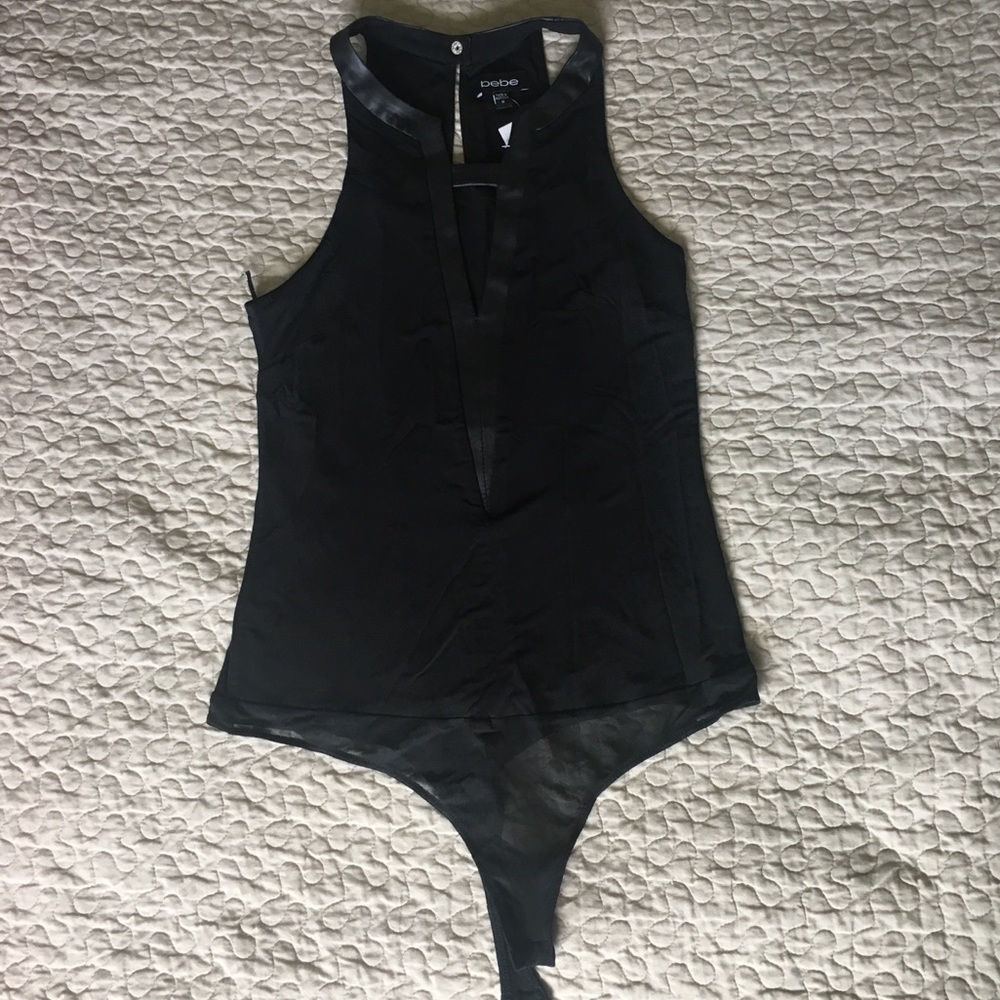Black Bebe Bodysuit